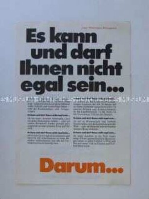 Sonderdruck SPD zur Bundestagswahl 1969