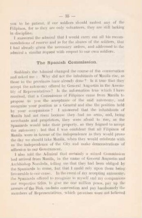The Spanish Commission