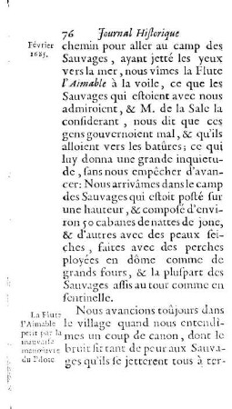 Un des Navires échoüe & perit.