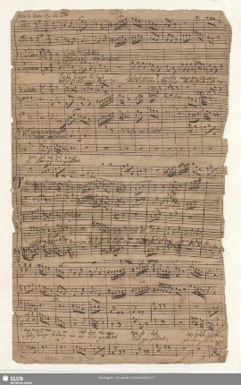 Tito Vespasiano. Excerpts - Mus.2477-E-501 - Mus.2477-E-501a : S, strings, fl (2)