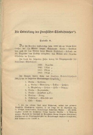 Die Entwicklung des Preußischen Eisenbahnnetzes