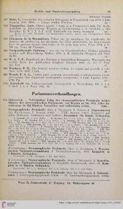 Parlamentsverhandlungen (Nr. 944)