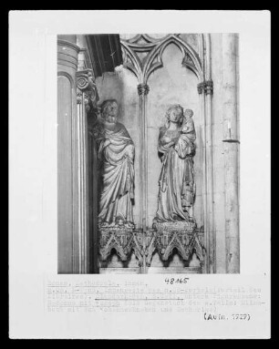 Portail des Libraires: Madonna mit Joseph