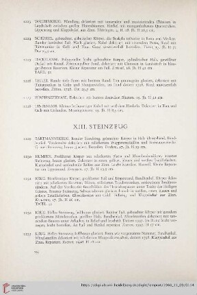 XIII. Steinzeug (Nr. 1229 - 1250)