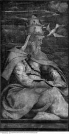 Papst Gregor der Große(?) (Der heilige Zacharias?)