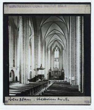 Prenzlau, Marienkirche : Innenansicht