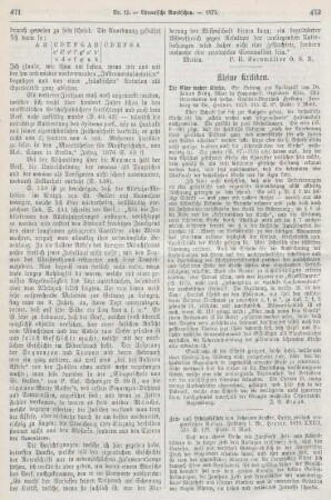 472-474 Kleine Kritiken
