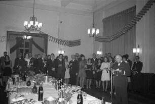 Neujahrsempfang des Standortältesten der französischen Garnison in Karlsruhe im französischen Offiziersclub