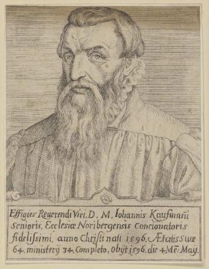 Bildnis des Iohann Kaufmanus