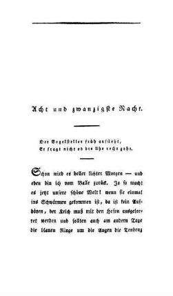 Acht und zwanzigste Nacht