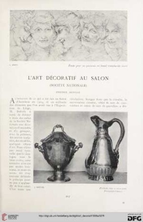 L' art décoratif au Salon, 1 : (Société Nationale)