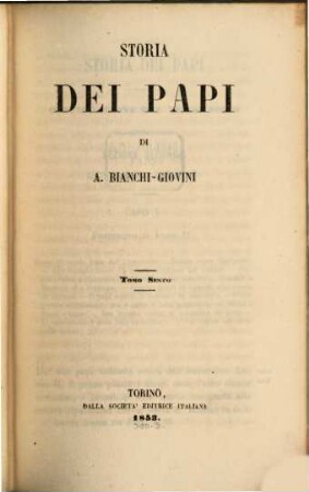 Storia dei Papi, 6