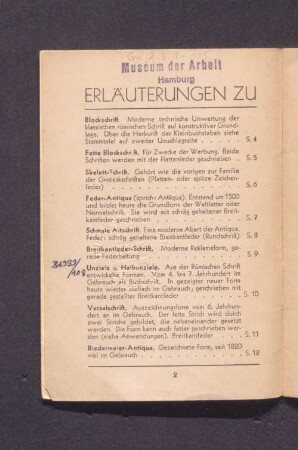 Erläuterungen zu den Schrifttafeln