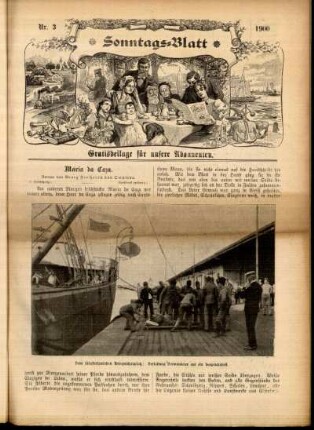Ausgabe vom Sonntag, den 21. Januar 1900.