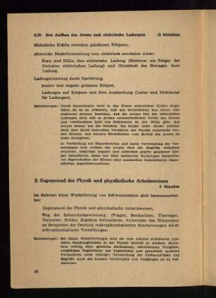 3. Gegenstand der Physik und physikalische Arbeitsweisen