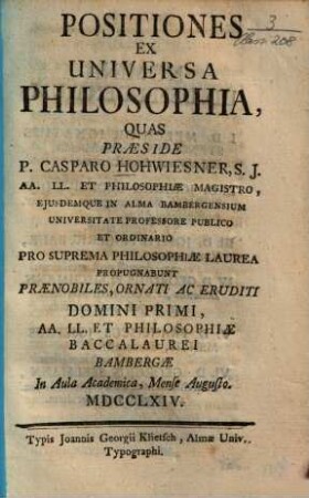 Positiones Ex Universa Philosophia