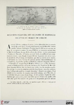 5. Pér. 2.1920: Augustin Ollivier, dit Ollivier de Marseille : sculpteur de Charles de Lorraine