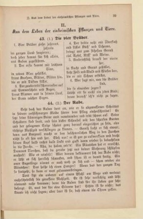 II. Aus dem Leben der einheimischen Pflanzen und Tiere