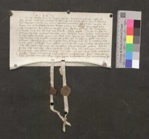 Erhart von Falkenstain, Herr zu Ramstein, und seine Gemahlin Anastasia von Wolfurt quittieren der Stadt Bräunlingen den Empfang von 270 Gulden von der Pfandsumme.