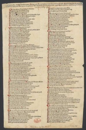 Almanach (Heiliggrabkalender) auf das Jahr 1478
