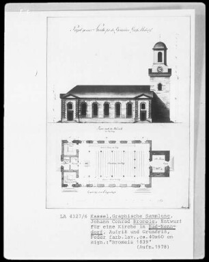 Entwurf für eine Kirche in Bad Nenndorf