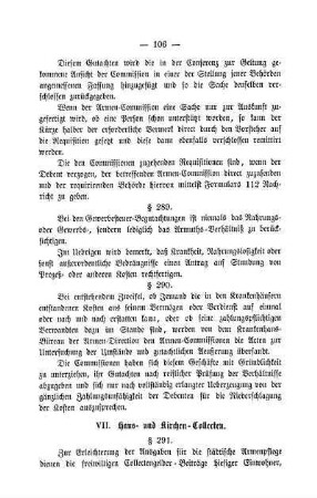 VII. Haus- und Kirchen-Collecten