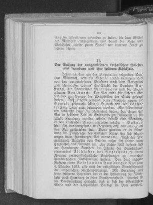 11. Der Auszug der ausgewiesenen katholischen Priester aus Hamburg und ihre späteren Schicksale.