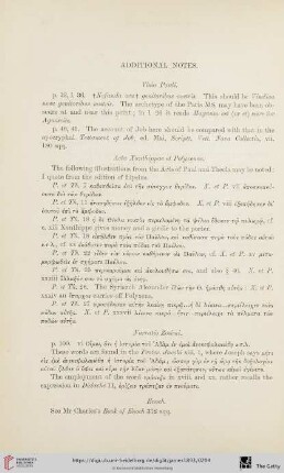 Additional Notes