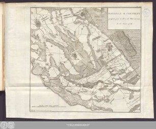 Bataille de Creveldt gagnée par le Duc de Brunswick le 23 Juin 1758