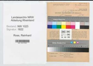 Entnazifizierung Reinhard Ross , geb. 24.03.1908 (Kaufmann)