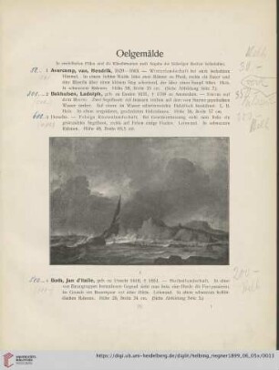 Abteilung I. Ölgemälde (Nr. 1-97)