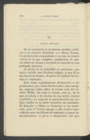 IX - Notas finales