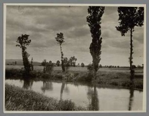 Oberschlesien. Schlesische Fließlandschaft an der Klodnitz, dem rechten Zufluss zur Oder, bei Tost