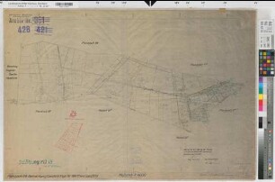 Coesfeld, Stadt und Kirchspiel (Coesfeld), Umlegung Stockum-Gaupel, Schätzungsriß 15 Coesfeld, Kspl. Plbl. 28