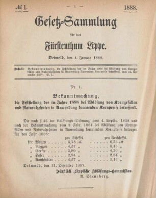4. Januar-22. Dezember = No. 1-25