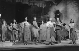 Szenenbilder aus "Bolero" von E. Schmidt, Metropol-Theater 1952