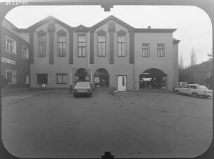 Lichtenstein/Sa., Innere Zwickauer Straße 4. Hotel "Haus der Einheit" mit "Gasthof zur Einheit" (1802). Saalanbau