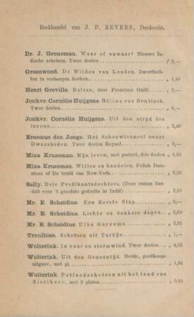 Boekhandel van J. P. Revers, Dordrecht