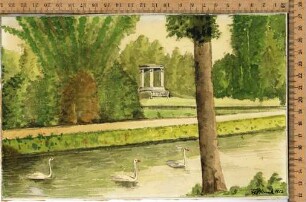 Aquarell Gemälde, Arnswalde (Choszczno)