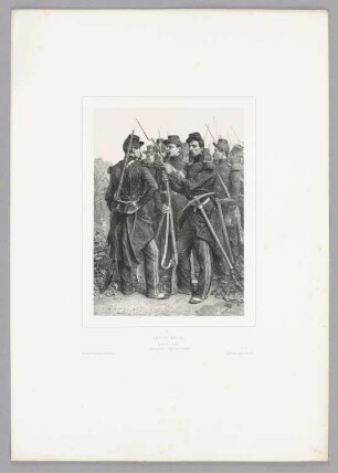 Sapeurs mineurs, Blatt 11 der Folge "Expédition et siège de Rome"