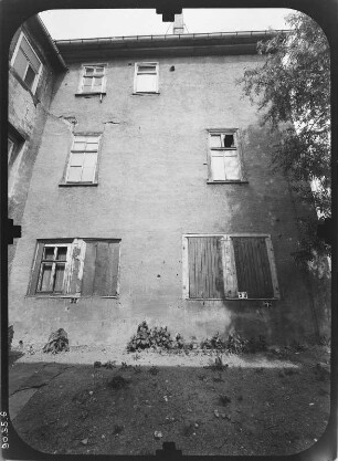 Gotha, Augustinerstraße 15. Wohnhaus. Hofansicht