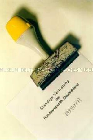 Stempel "Ständige Vertretung der Bundesrepublik Deutschland"