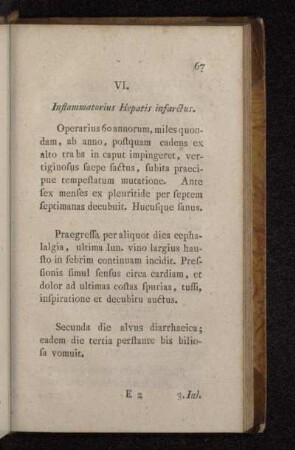 VI. Inflammatorius Hepatis infarctus.