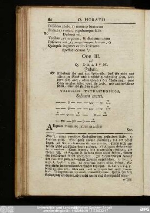 Ode III. ad Q. Delium.