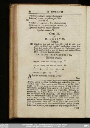Ode III. ad Q. Delium.