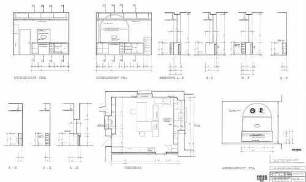 Stuttgart-Untertürkheim Pbf: Umbau EG - Detailplan Gepa und Fka Empfangsgeb. Gepa,Fka