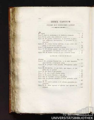 Index Capitum. Primi et Secundi Libri
