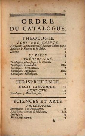 Catalogue des livres le la bibliothèque de feue Madame la Marquise de Pompadour, Dame du Palais de la Reine