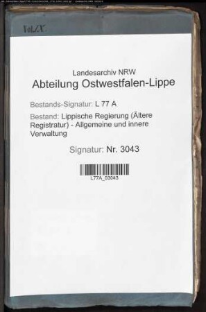 Die Verwaltung der öffentlichen Bibliothek zu Detmold, Bd. 8