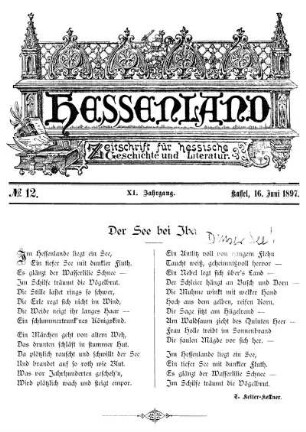 No. 12, 16. Juni 1897